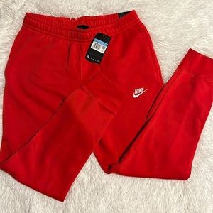 Red sweats